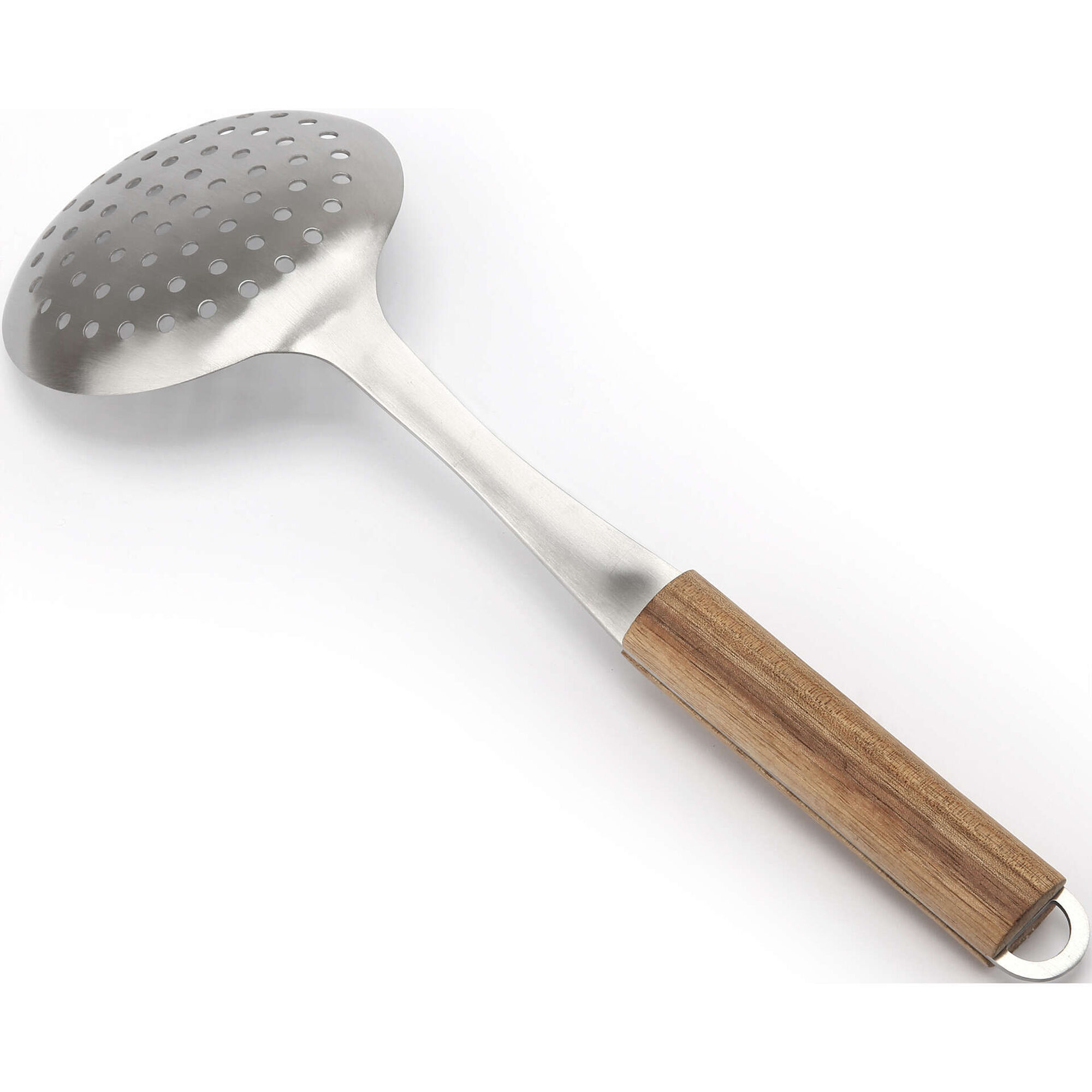 Escumadeira com Cabo de Madeira