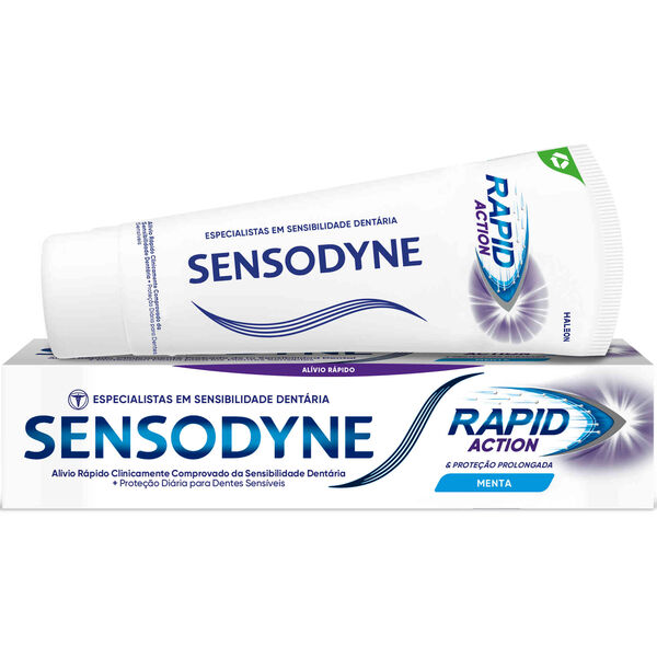 Pasta de Dentes Sensibilidade Rapid Action Sensodyne