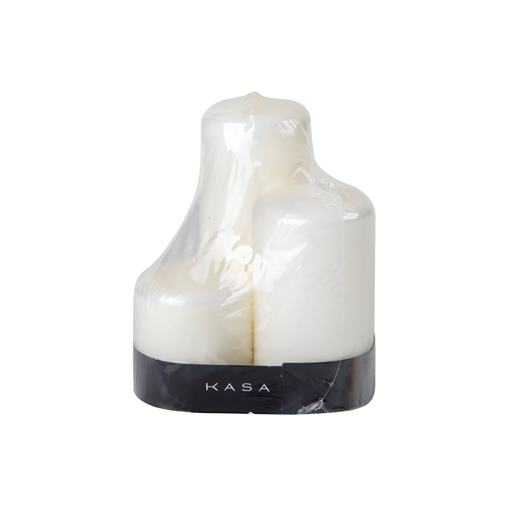 Conjunto 3 Velas Pilar Brancas