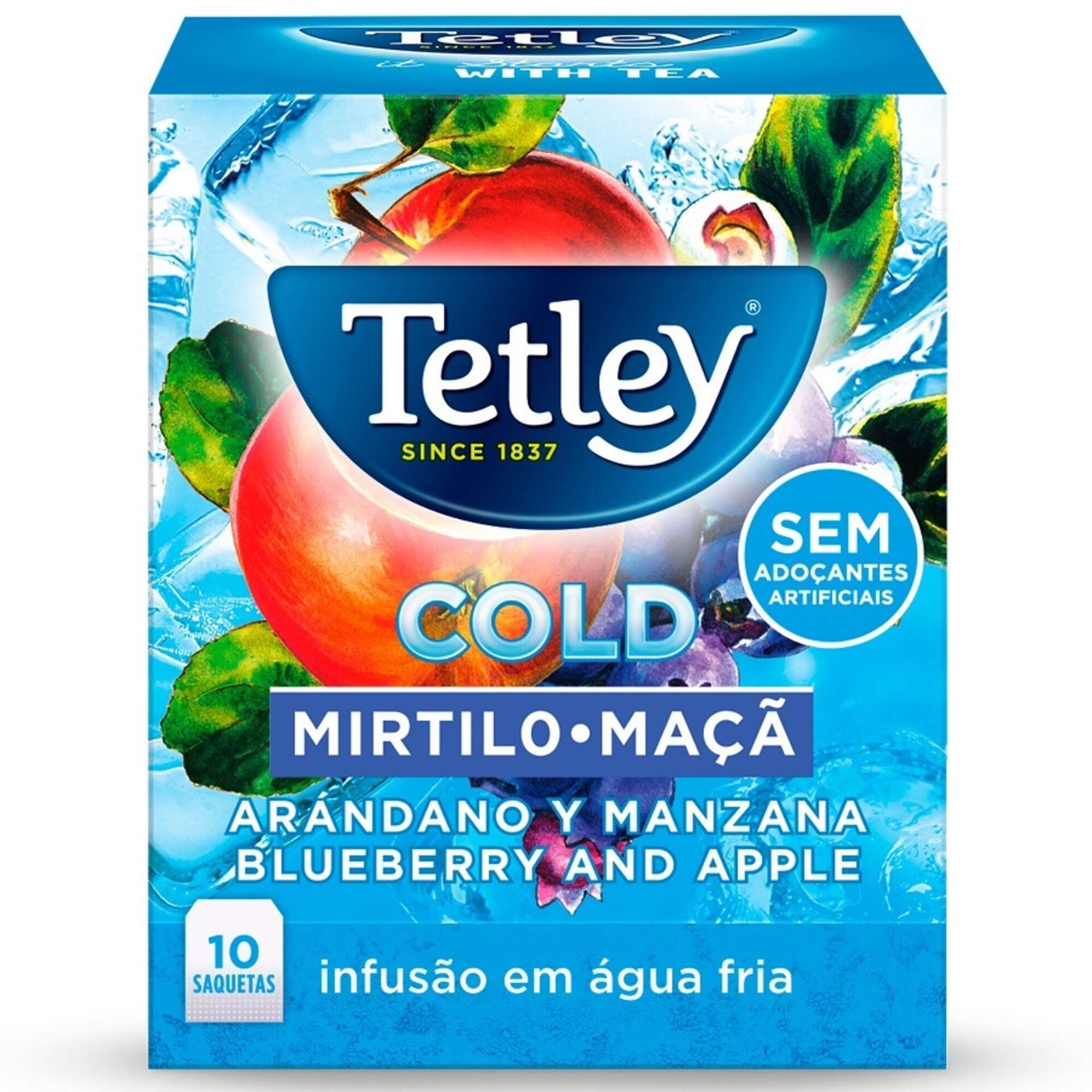 Chá Mirtilo e Maçã Cold Saquetas