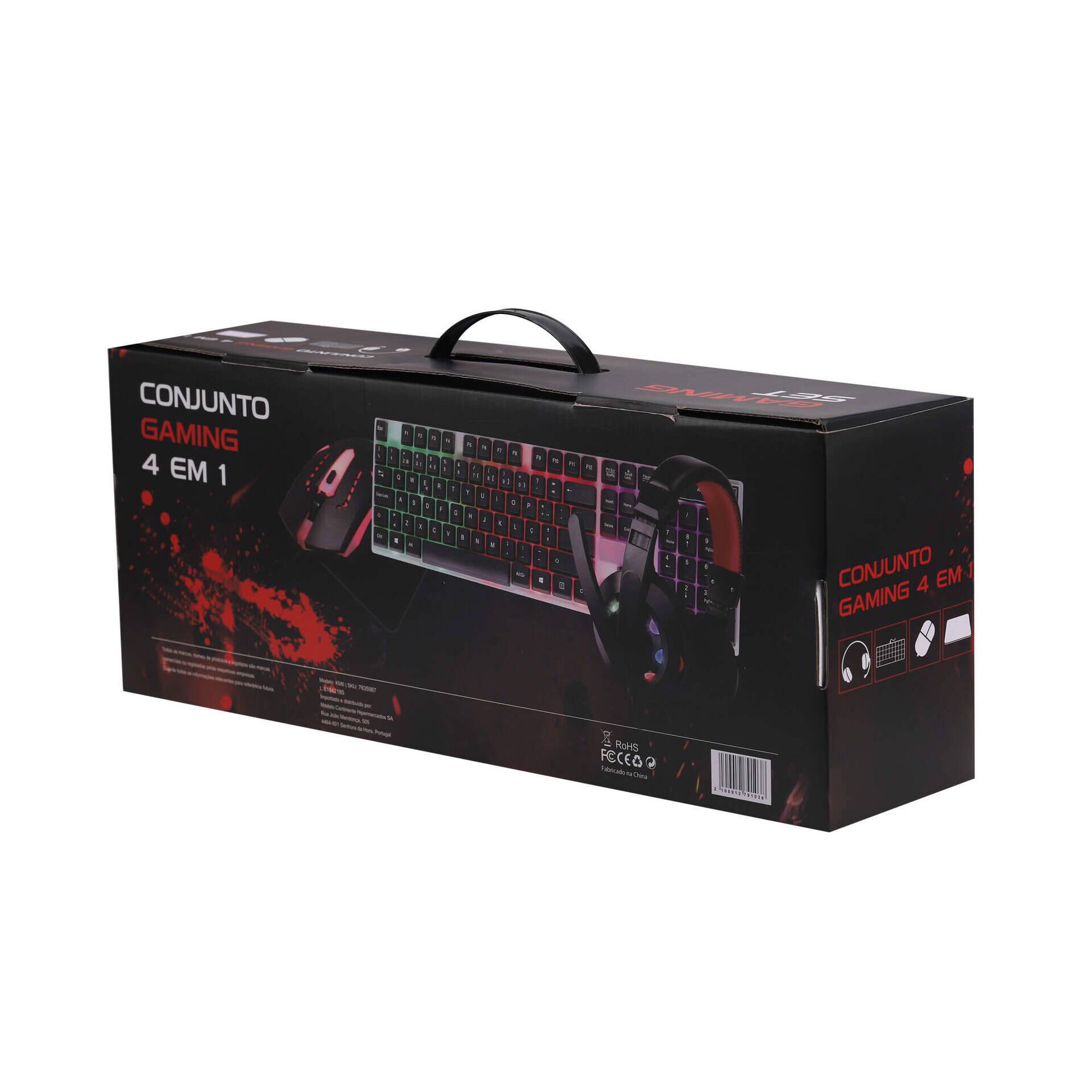 Conjunto de Gaming 4 em 1 USB Bazar&atilde;o