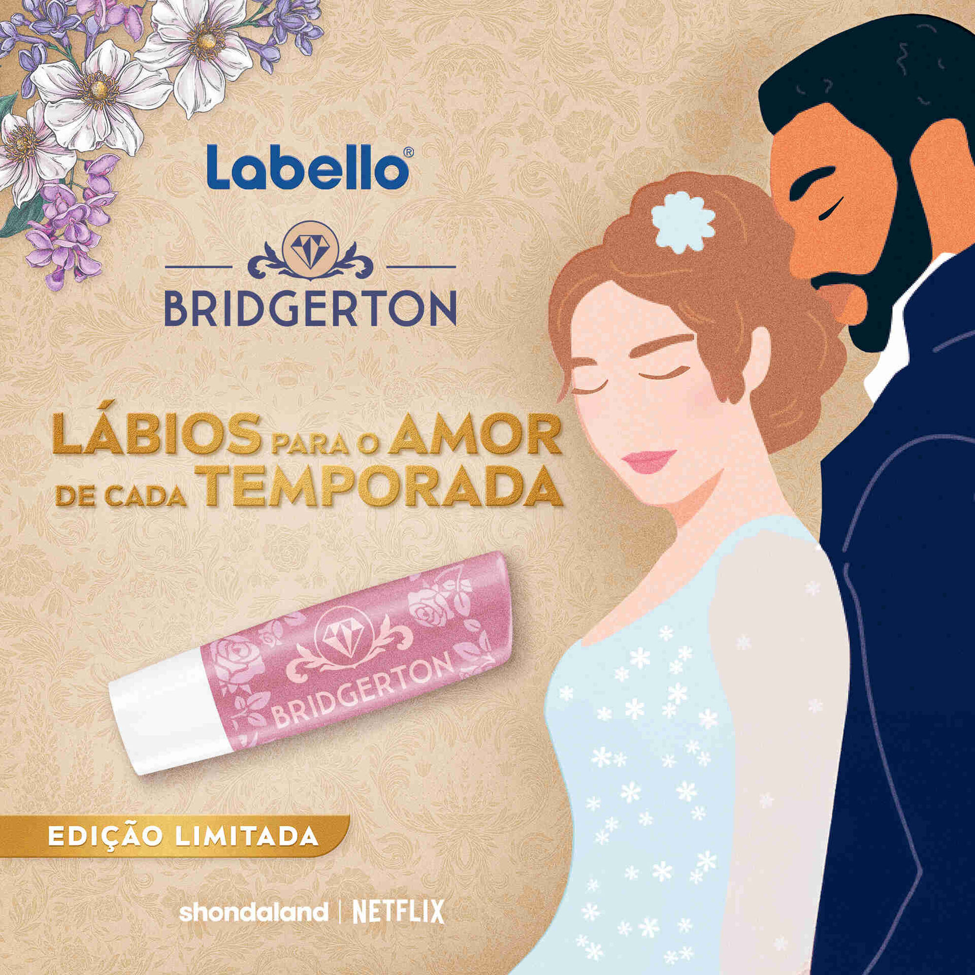 Batom Bridgerton Rose Meringue Labello