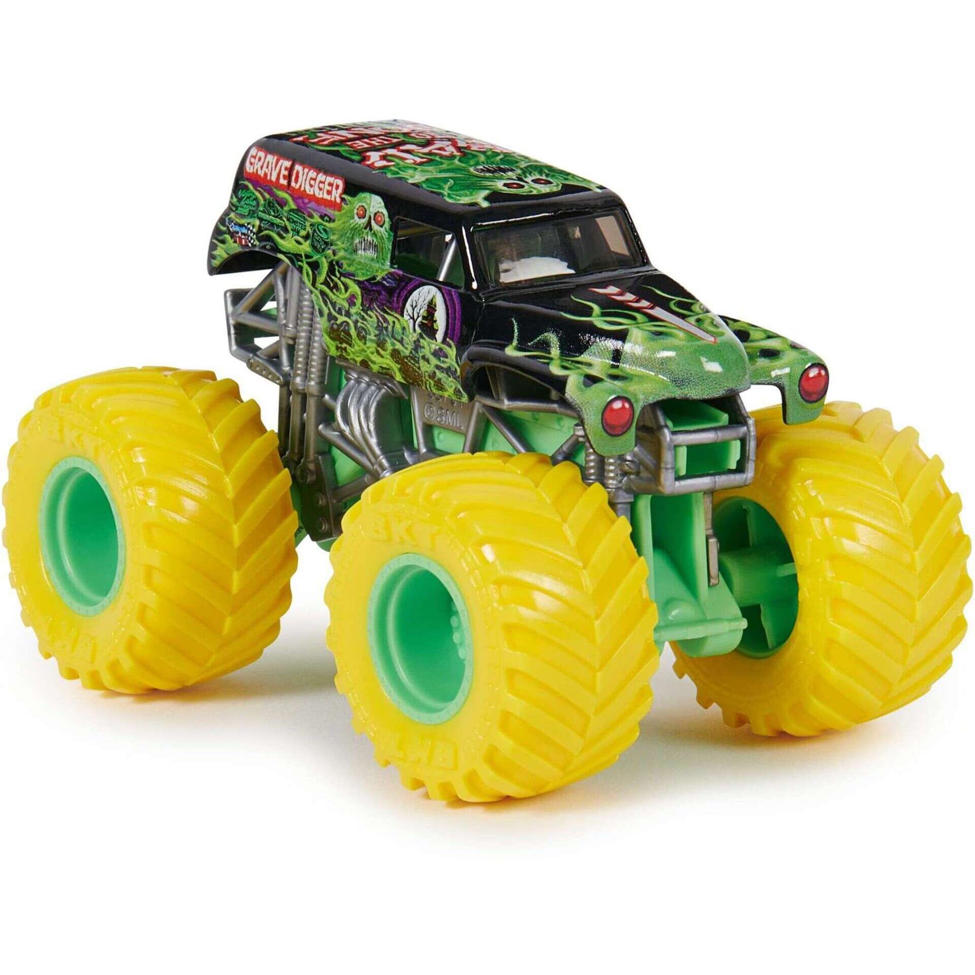 Monster Jam - Pack 2 Carros Max-D Grave Digger 1:64