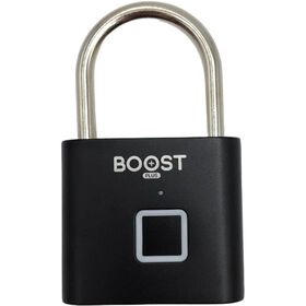 Cadeado Biom&eacute;trico com USB Preto Boost