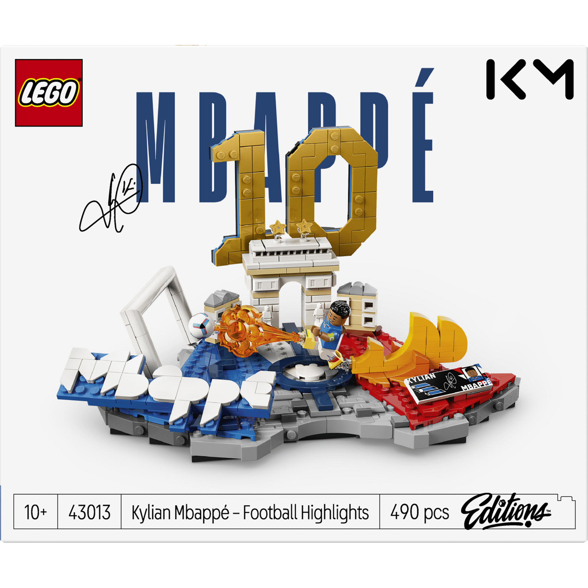 LEGO - Kylian Mbapp&eacute; &ndash; Destaques do Futebol - 43013