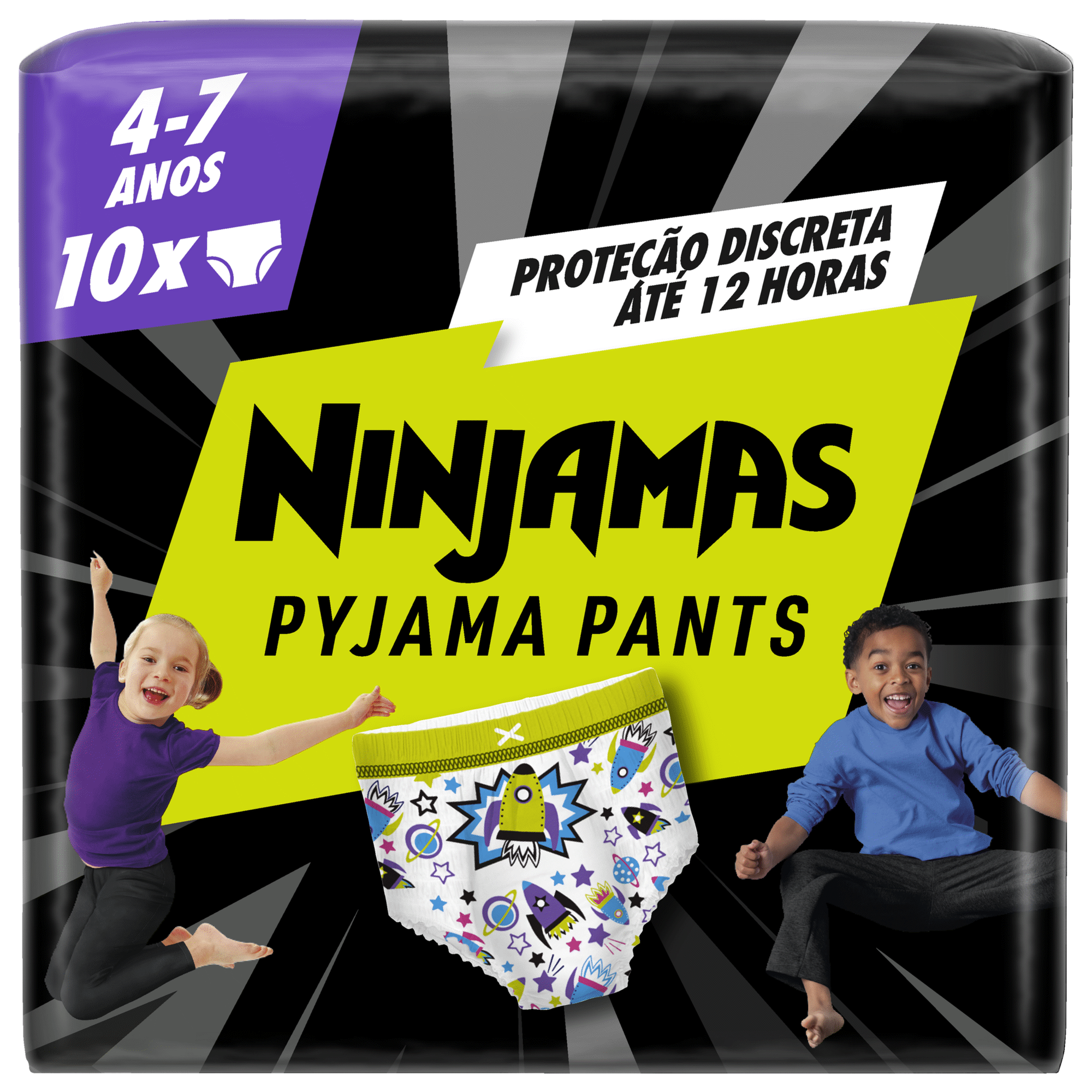 Fraldas Ninjamas Foguetão 17-30kg T7