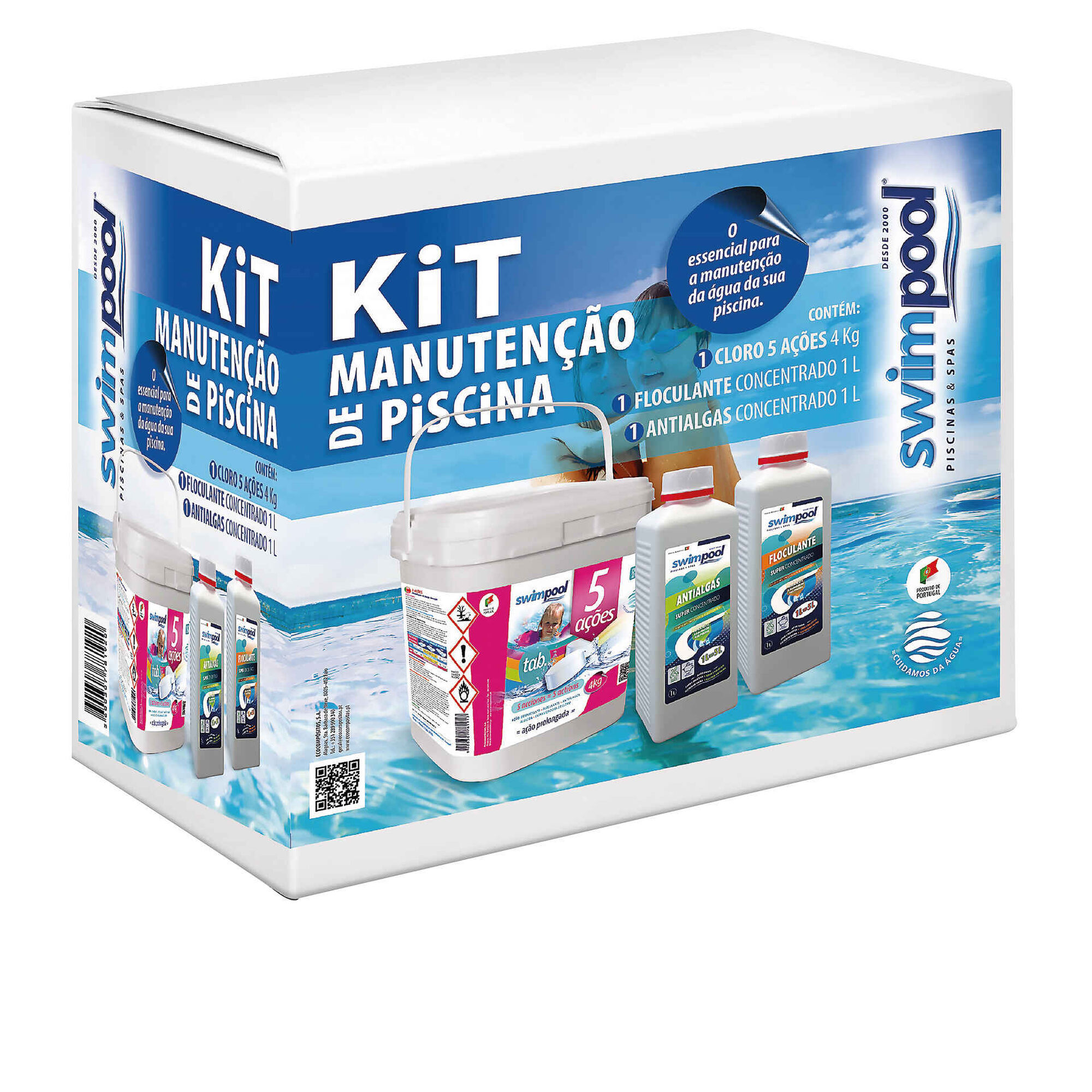 Kit Manuten&ccedil;&atilde;o de Piscinas Swimpool