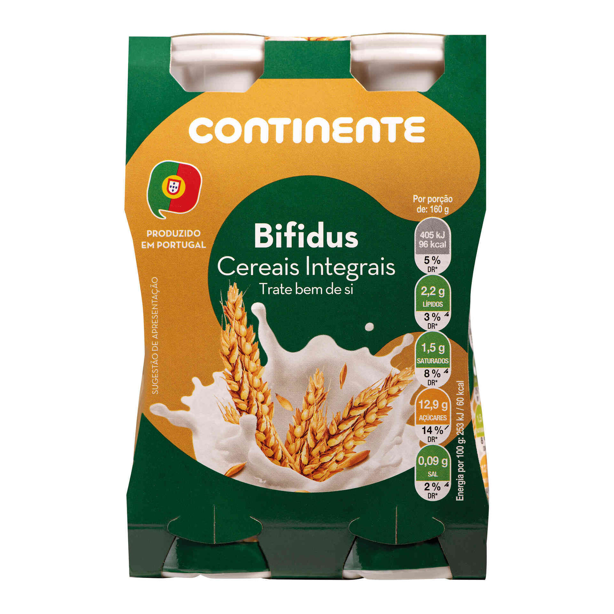 Iogurte Líquido Bifidus Cereais Integrais