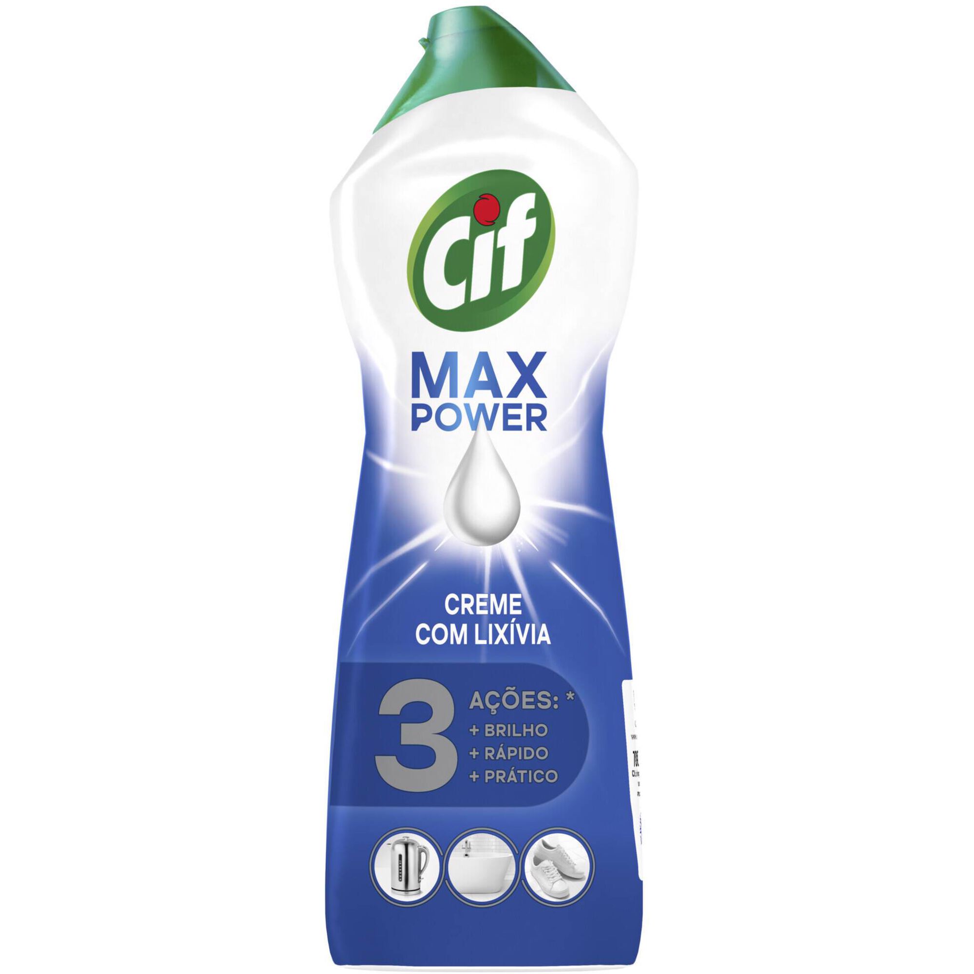 Creme de Limpeza com Lix&iacute;via Max Power Cif