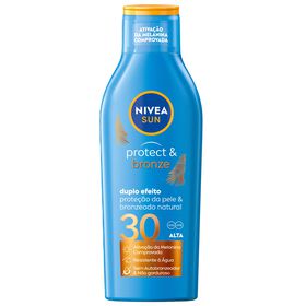 Protetor Solar Lo&ccedil;&atilde;o Protect & Bronze FPS 30 Nivea Sun