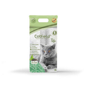 Absorvente para Gato Premium Tofu Ch&aacute; Verde Catfield