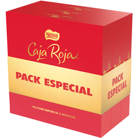 Bombons de Chocolate Sortidos Pack Especial Caja Roja
