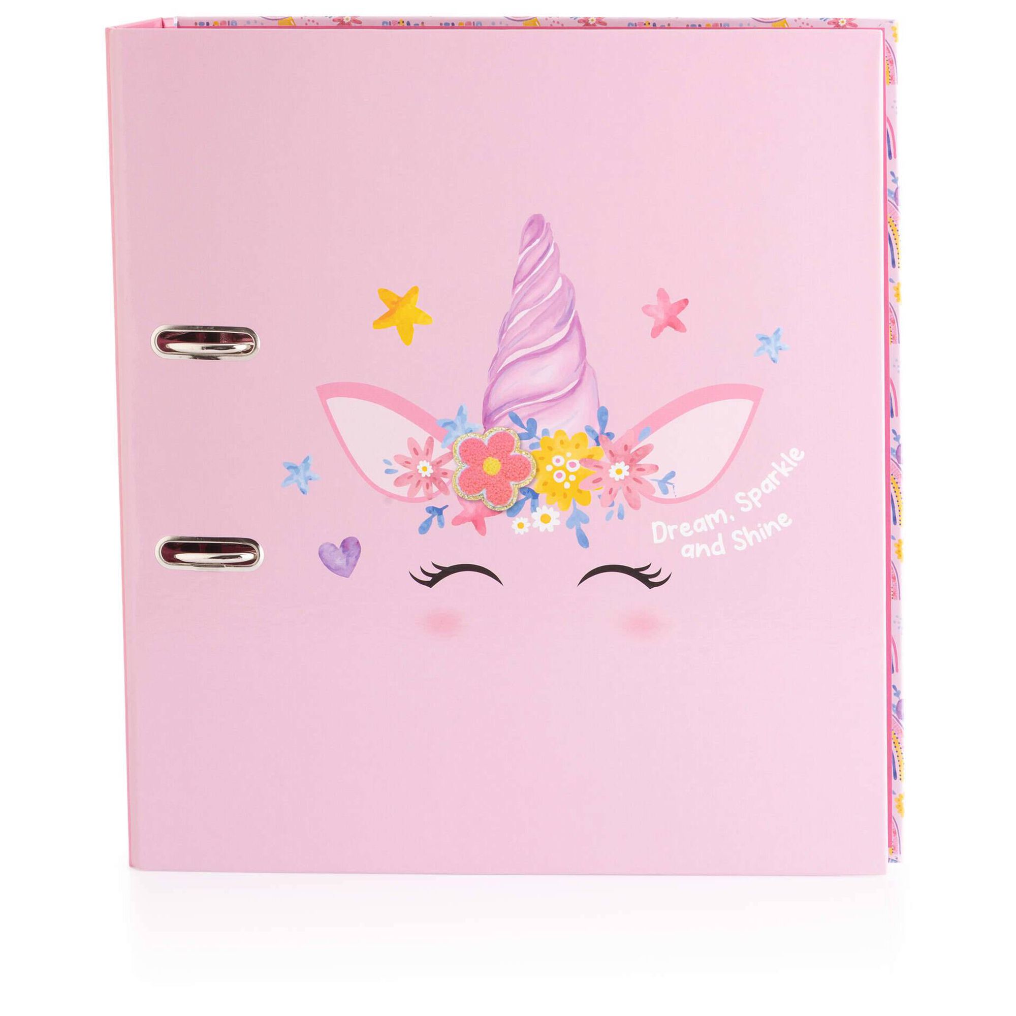 Pasta de Arquivo A4 Lombada Larga Unicorn