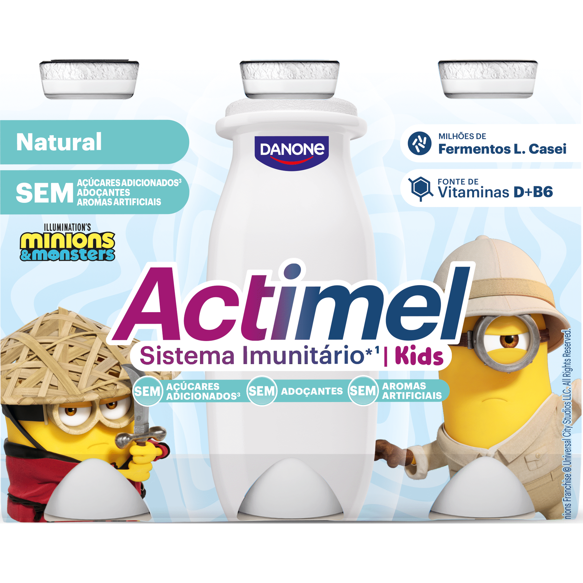 Defesas L&iacute;quido Natural Infantil Actimel Danone