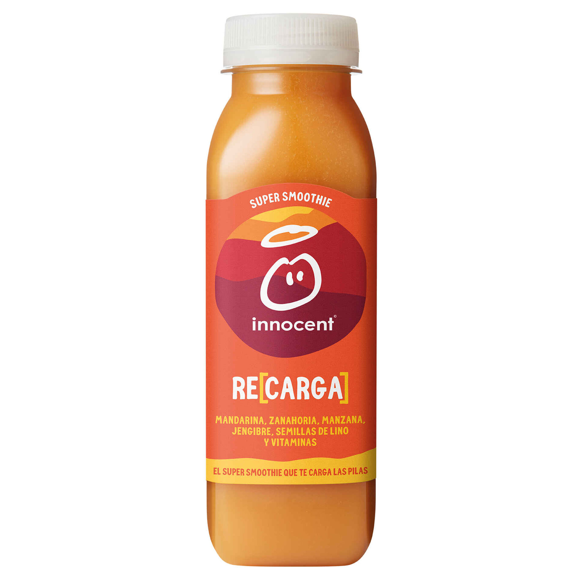 Smoothie Tangerina, Cenoura, Maçã, Gengibre e Sementes de Linhaça