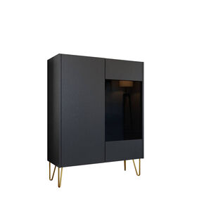 Móvel com pés dourados 97x37x122cm Marine