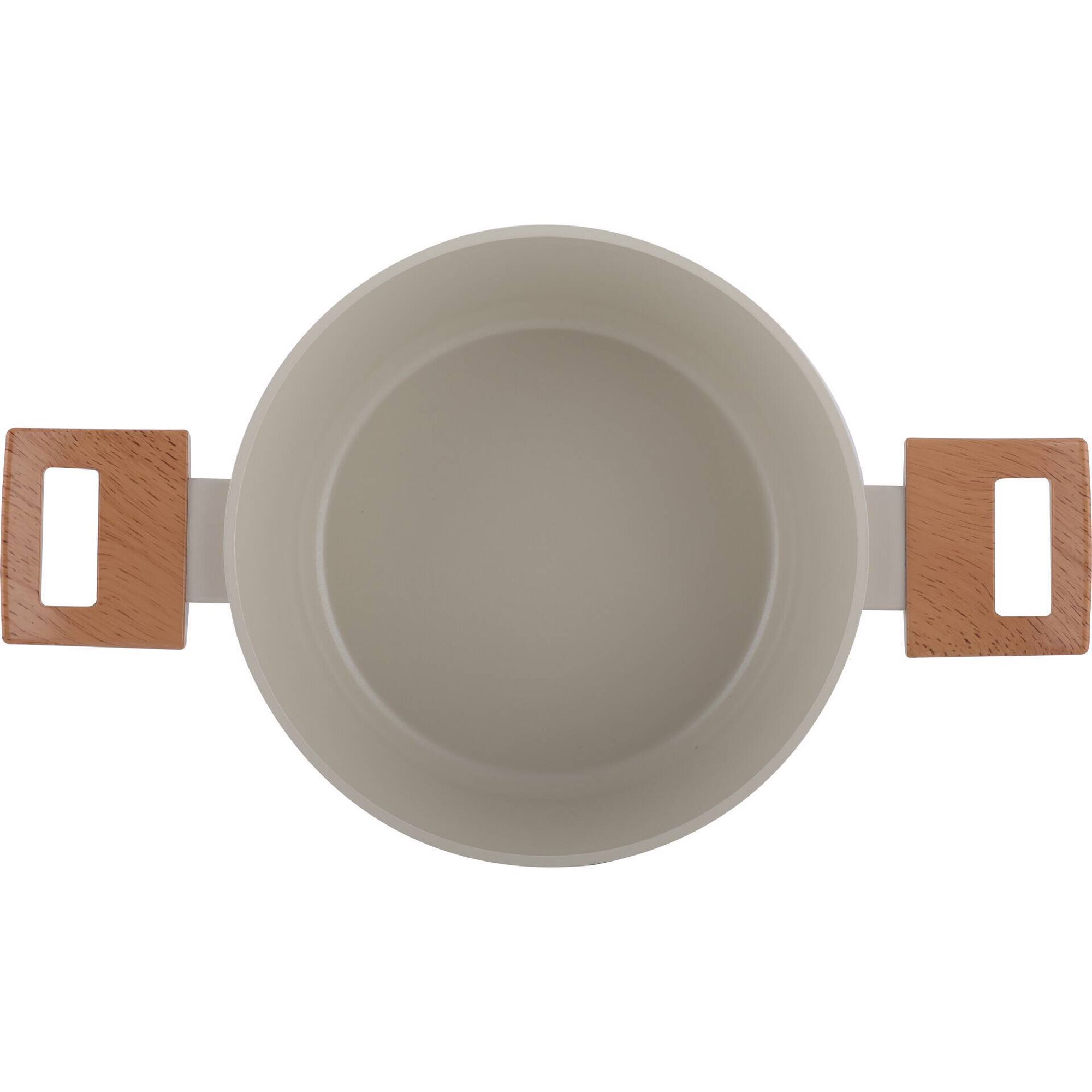 Conjunto Ca&ccedil;arola 20cm e Frigideira 24cm Bege Kasa