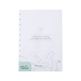 Recarga Papel A4 Quadriculado para Caderno Smart