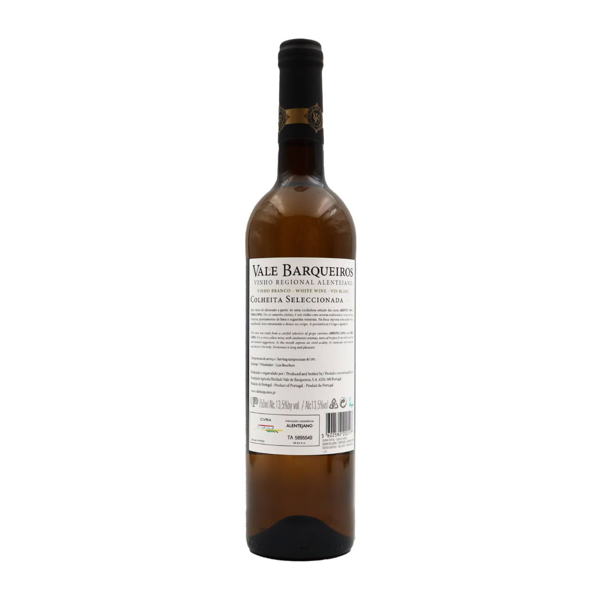 Vale Barqueiros Selected Harvest Alentejano Vinho Branco