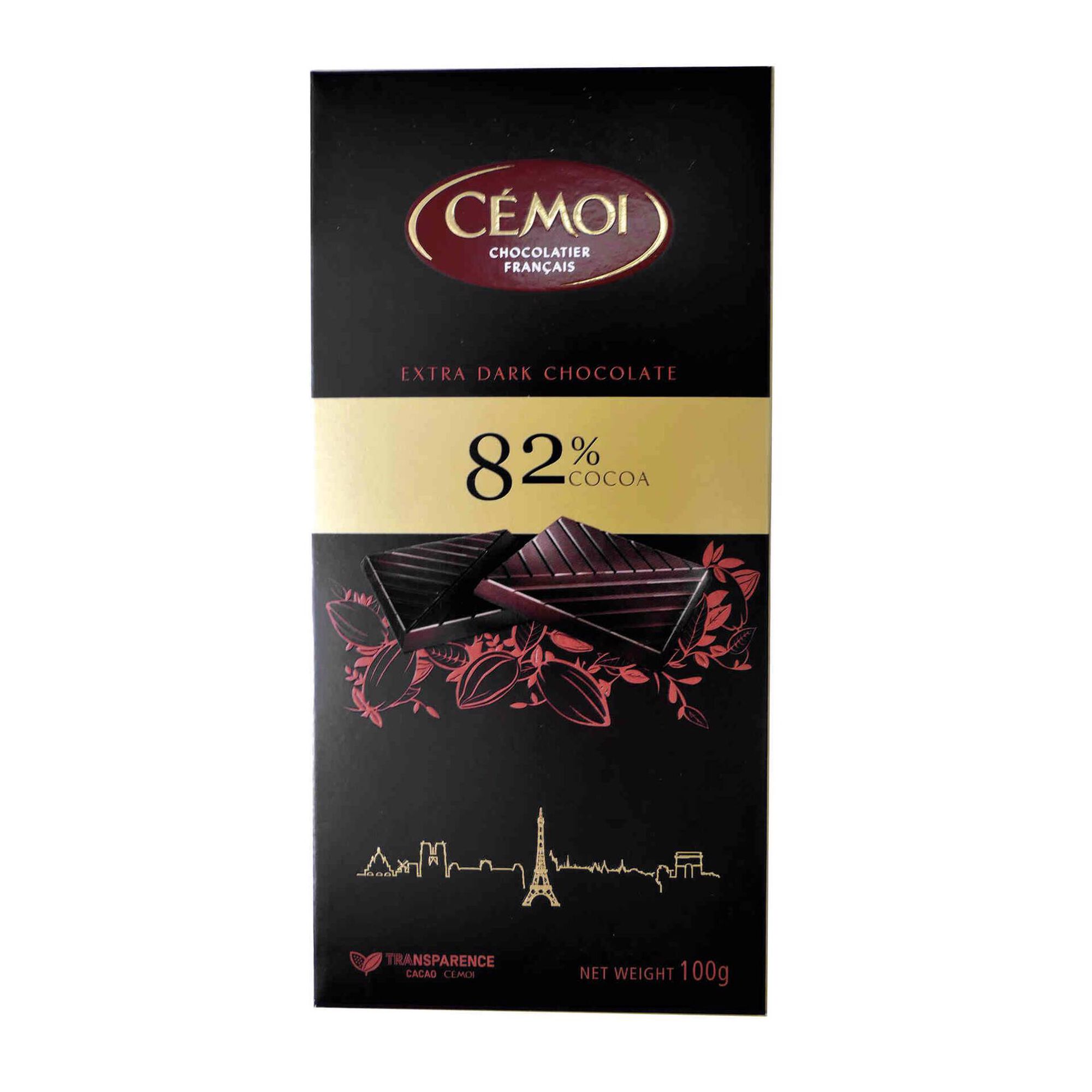 Tablete de Chocolate Negro 82% Cacau