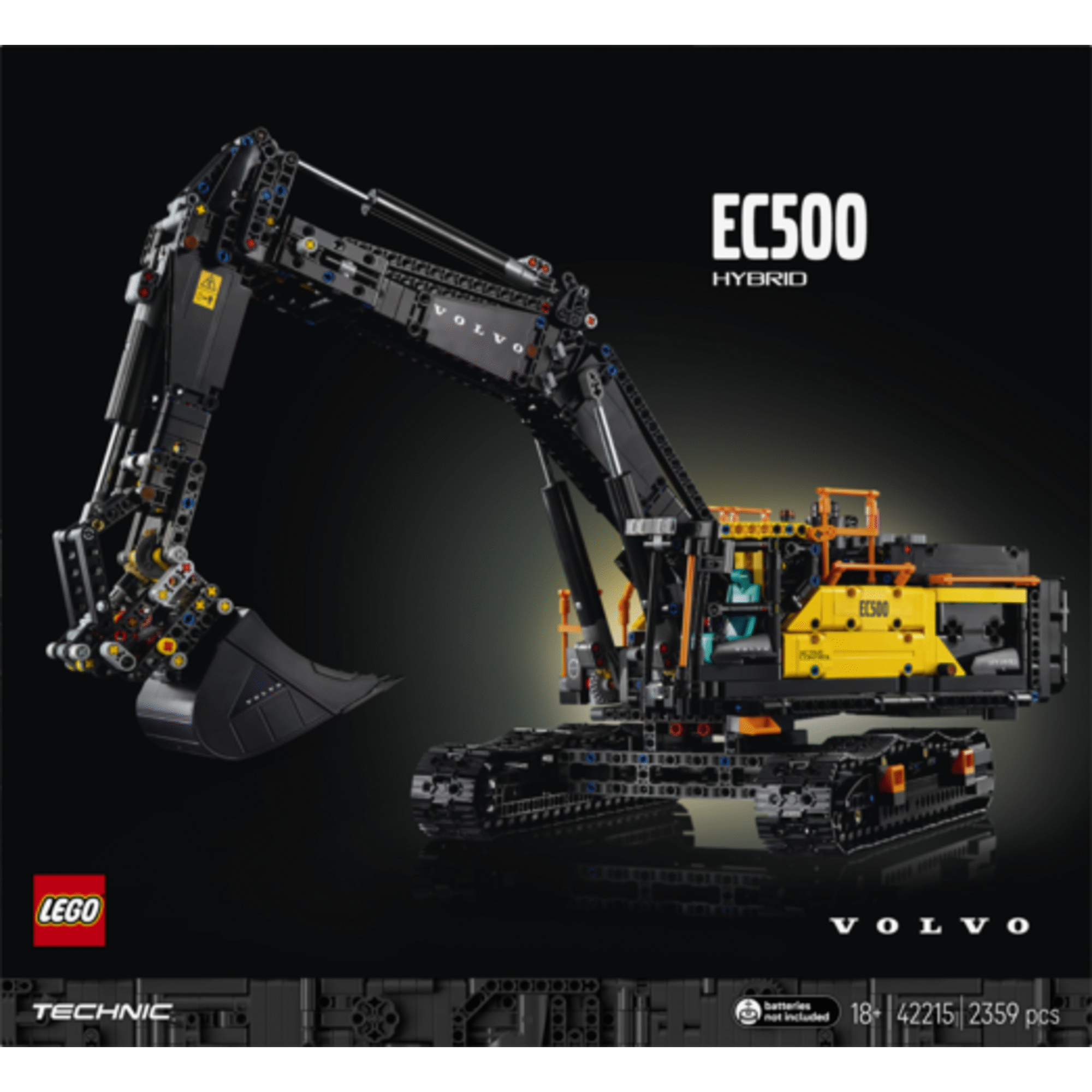 LEGO Technic - Escavadora Volvo Ec500 Hybrid - 42215