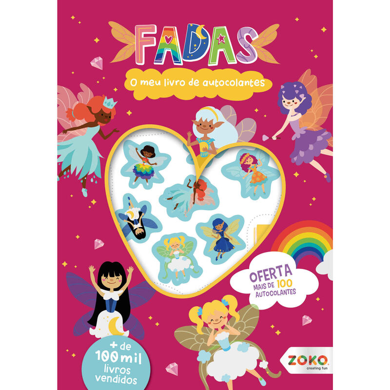 O Meu Livro de Autocolantes - Fadas