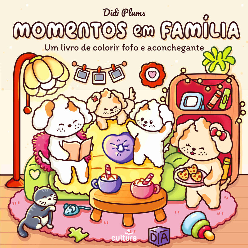 Momentos em Família (Livro de Colorir) de Didi Plums