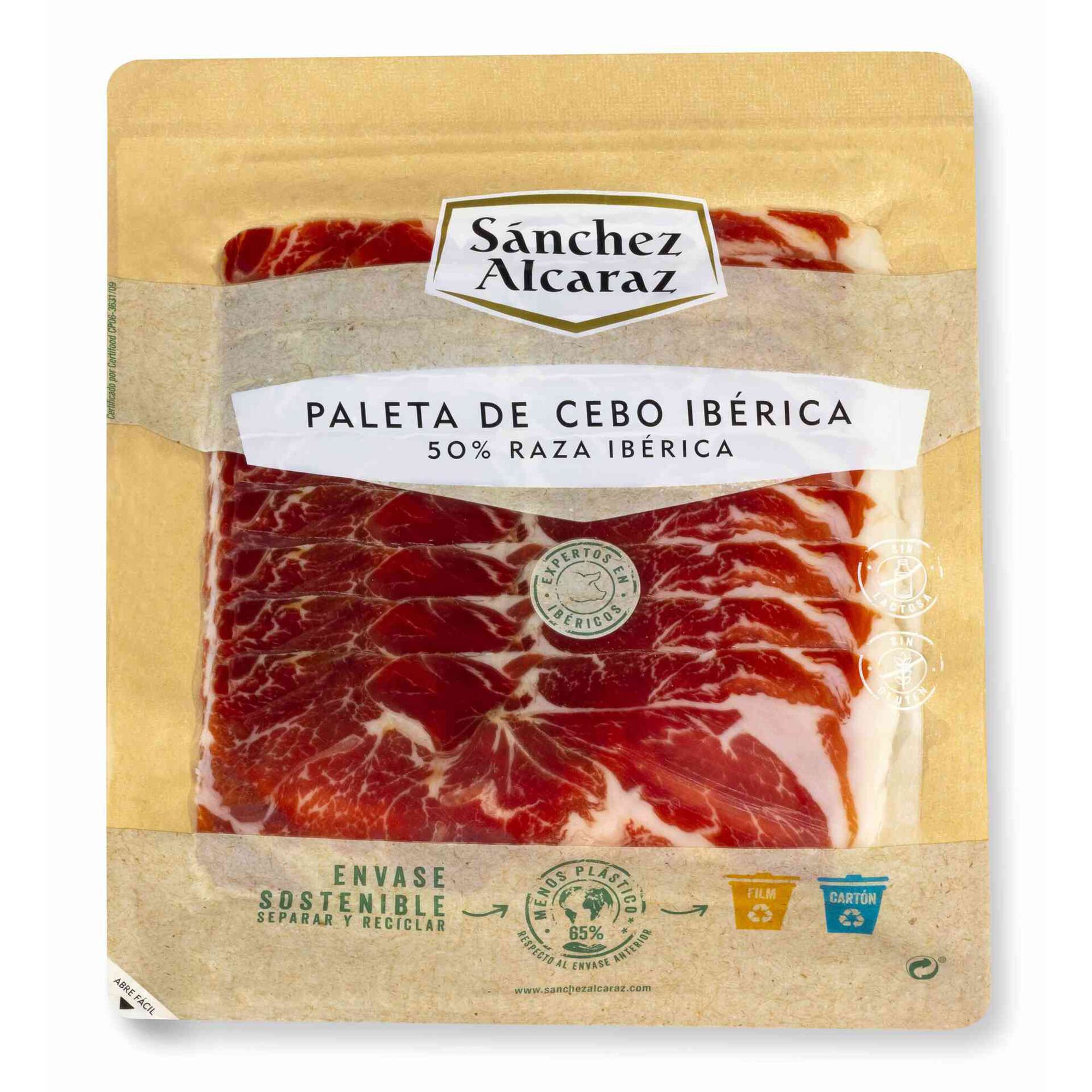 Paleta de Cebo Ibérico Fatiada