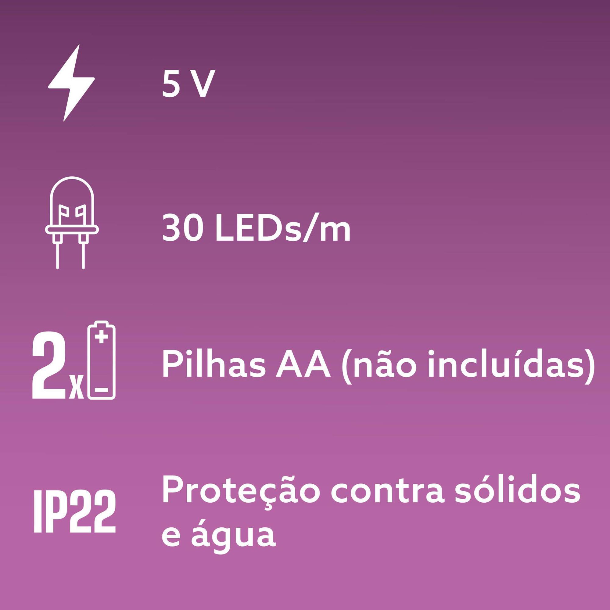 Fita LED de Pilhas Boost