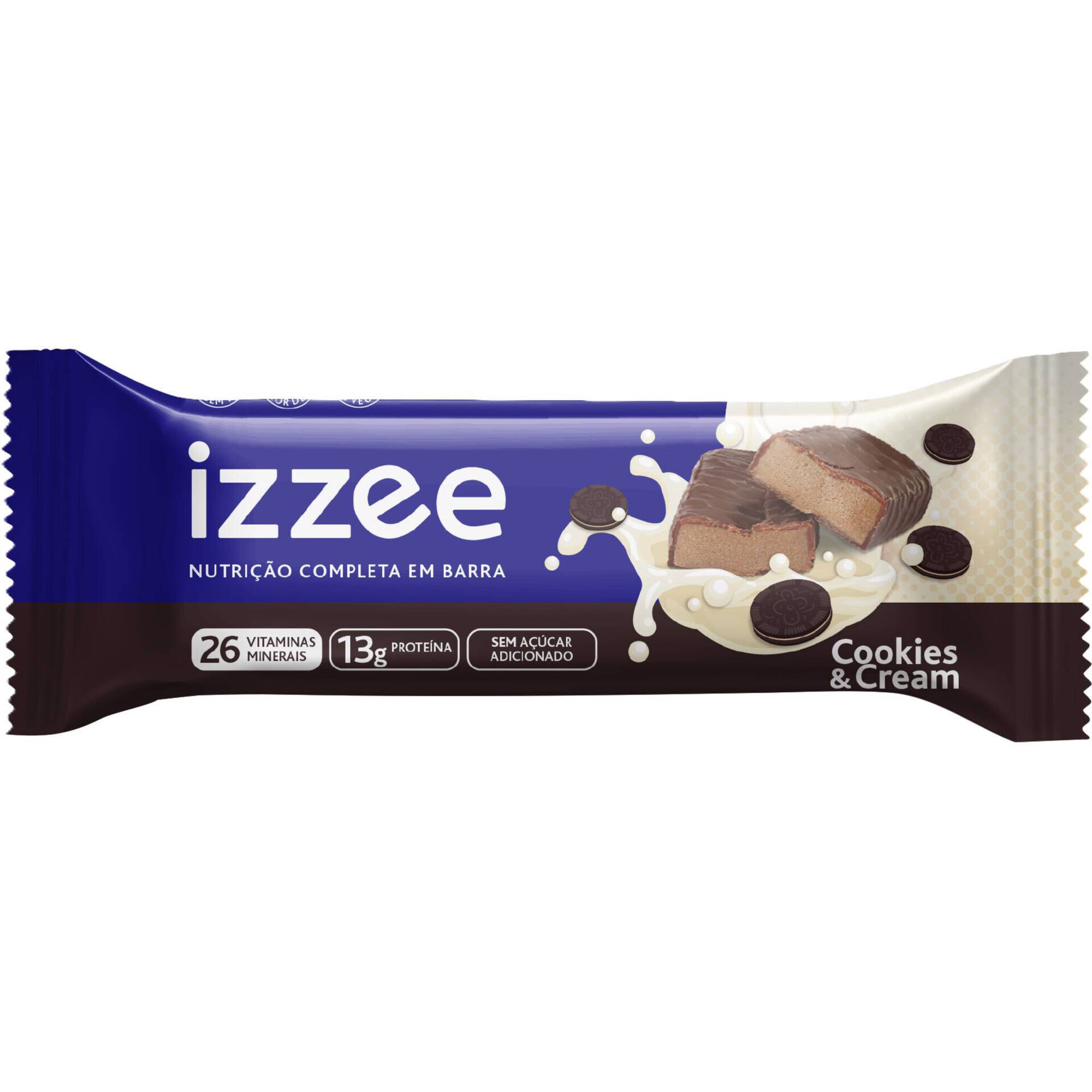 Barra Proteína Cookies e Cream