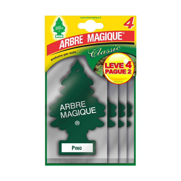 Ambientador Auto Pendurar Cartão Pinho Arbre Magique