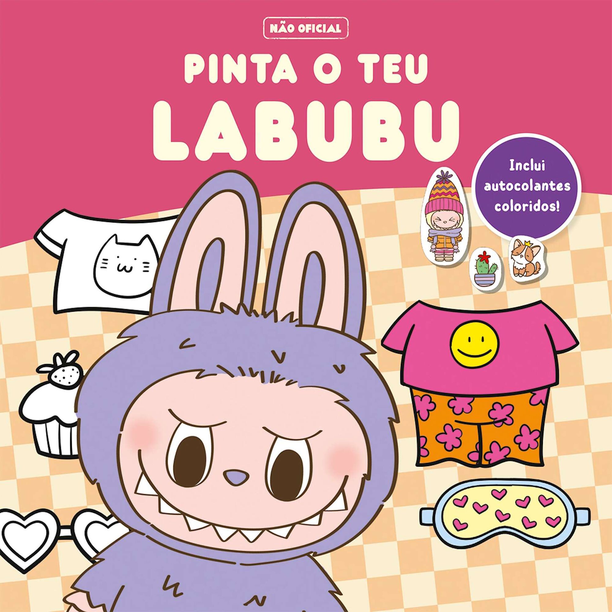 Livro de Colorir - Pinta o Teu Labubu