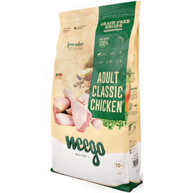 Ra&ccedil;&atilde;o para C&atilde;o Adulto Frango Grain Free Weego