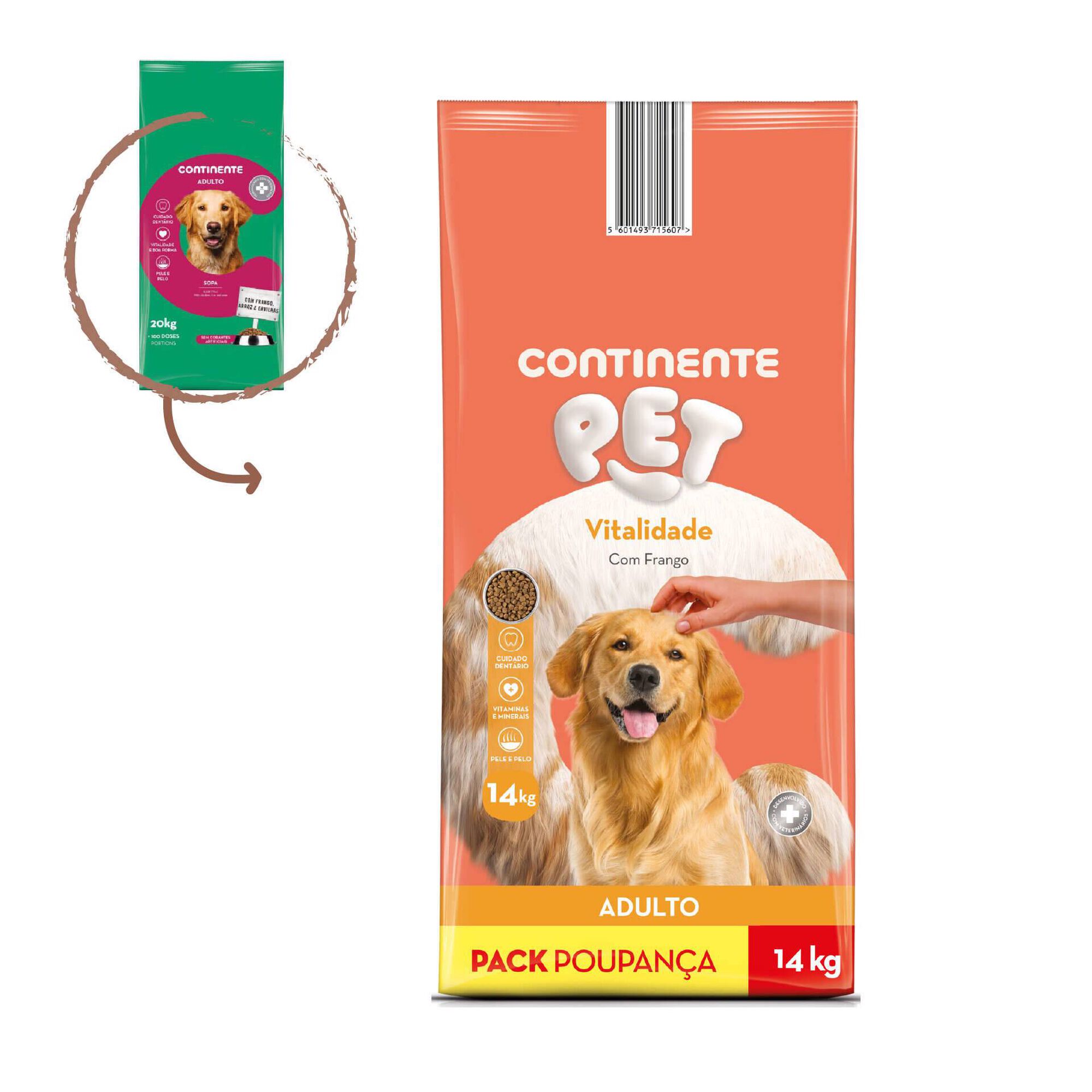 Ração para Cão Adulto Vitalidade Sopa Frango Pack Poupança