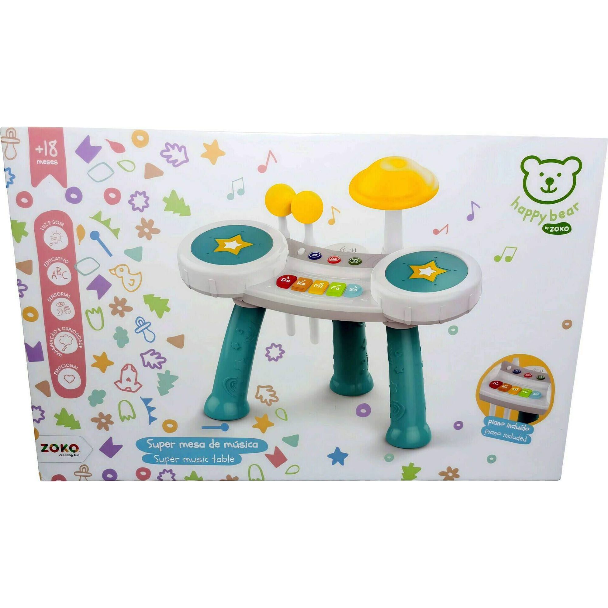 Zoko Happy Bear - Super Mesa de M&uacute;sica