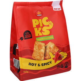 Snacks Bolachas Picks Hot&Spicy Vieira