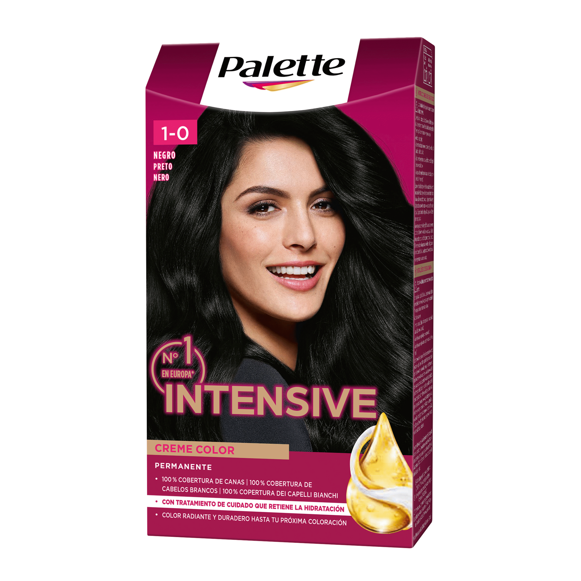 Colora&ccedil;&atilde;o Permanente Intensive Preto 1 Schwarzkopf Palette