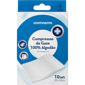 Compressas Gaze 20 x 20 cm Compressas Gaze 20 x 20 cm