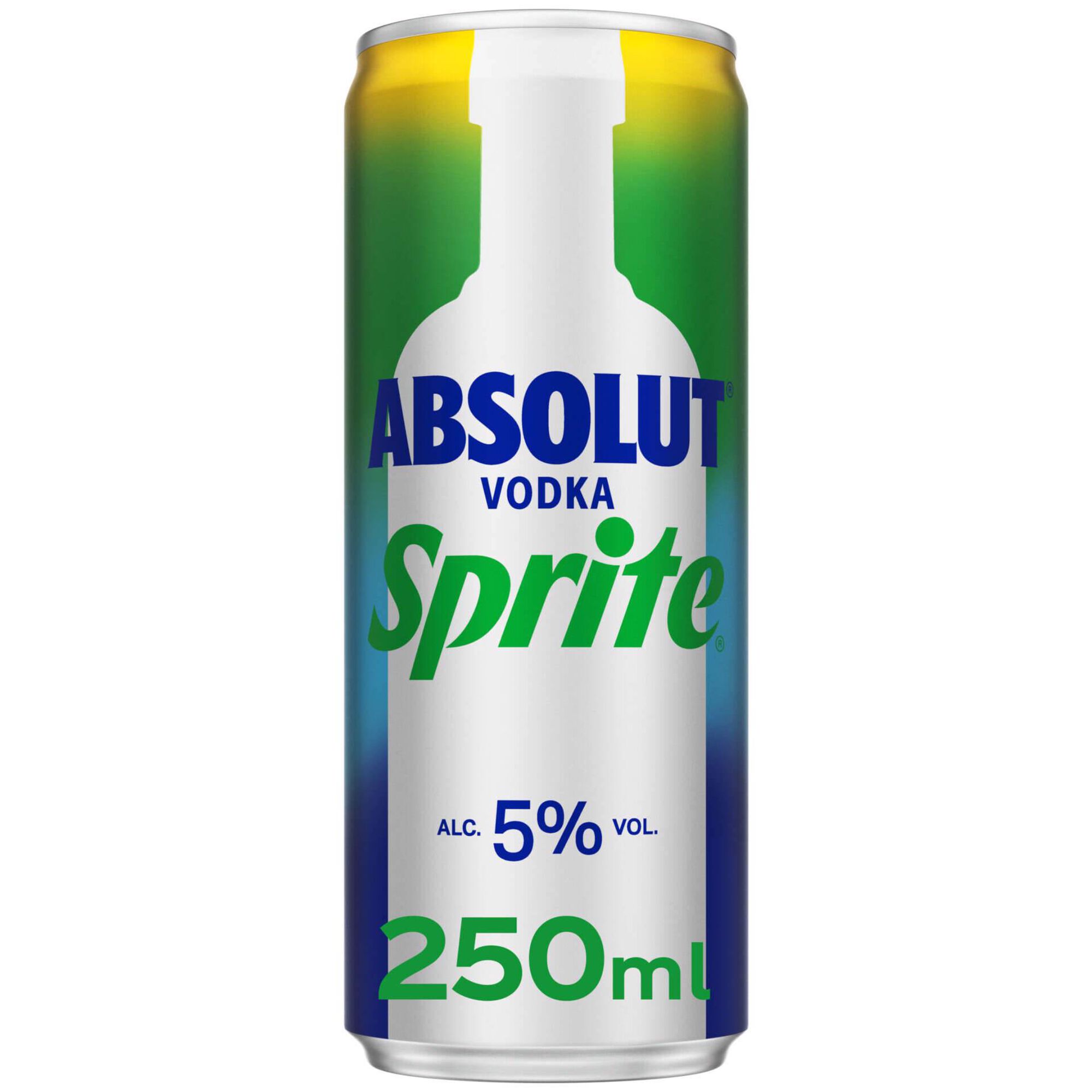 Absolut and Sprite Cocktail