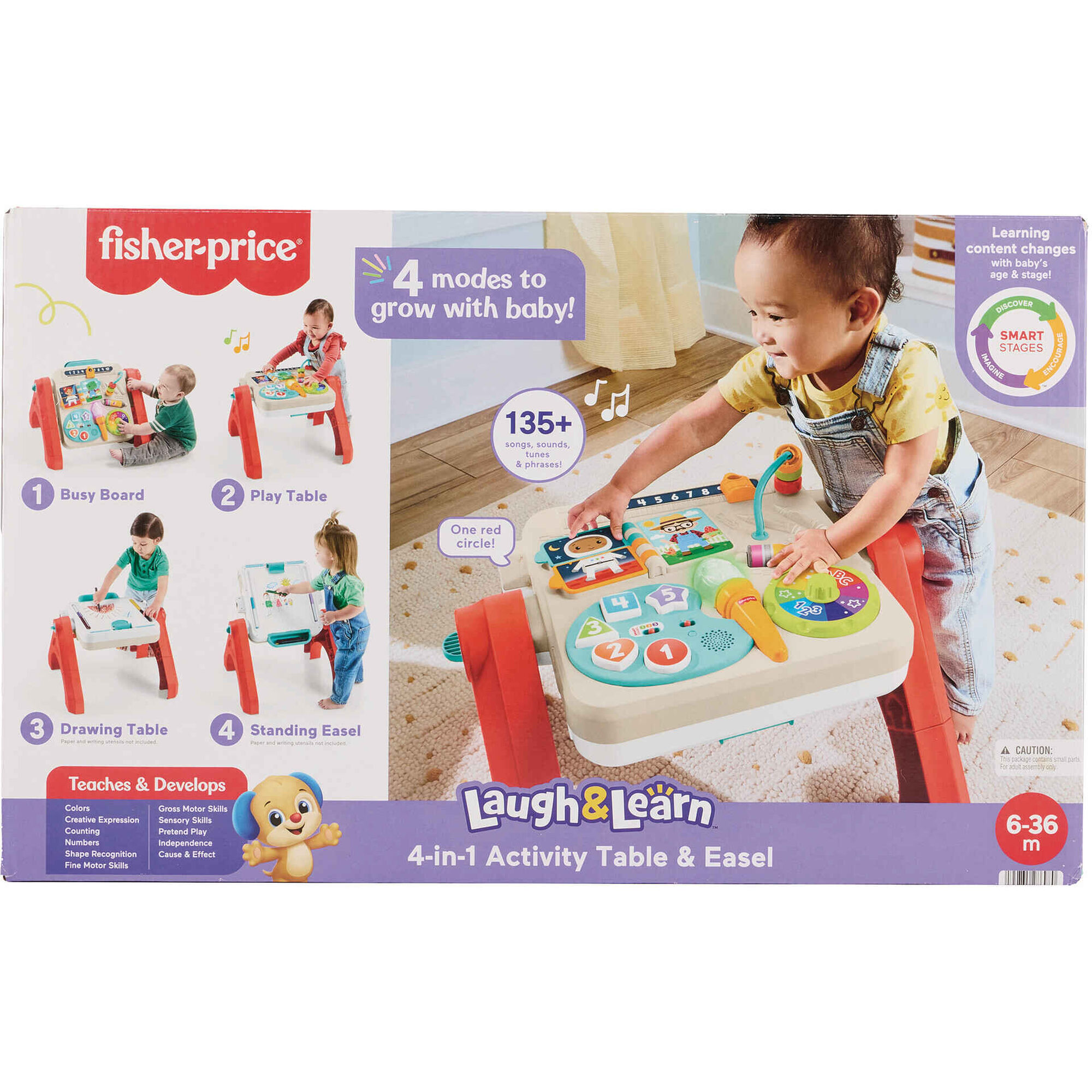 Aprender e Brincar Mesa de Atividades e Cavalete 4 Em 1