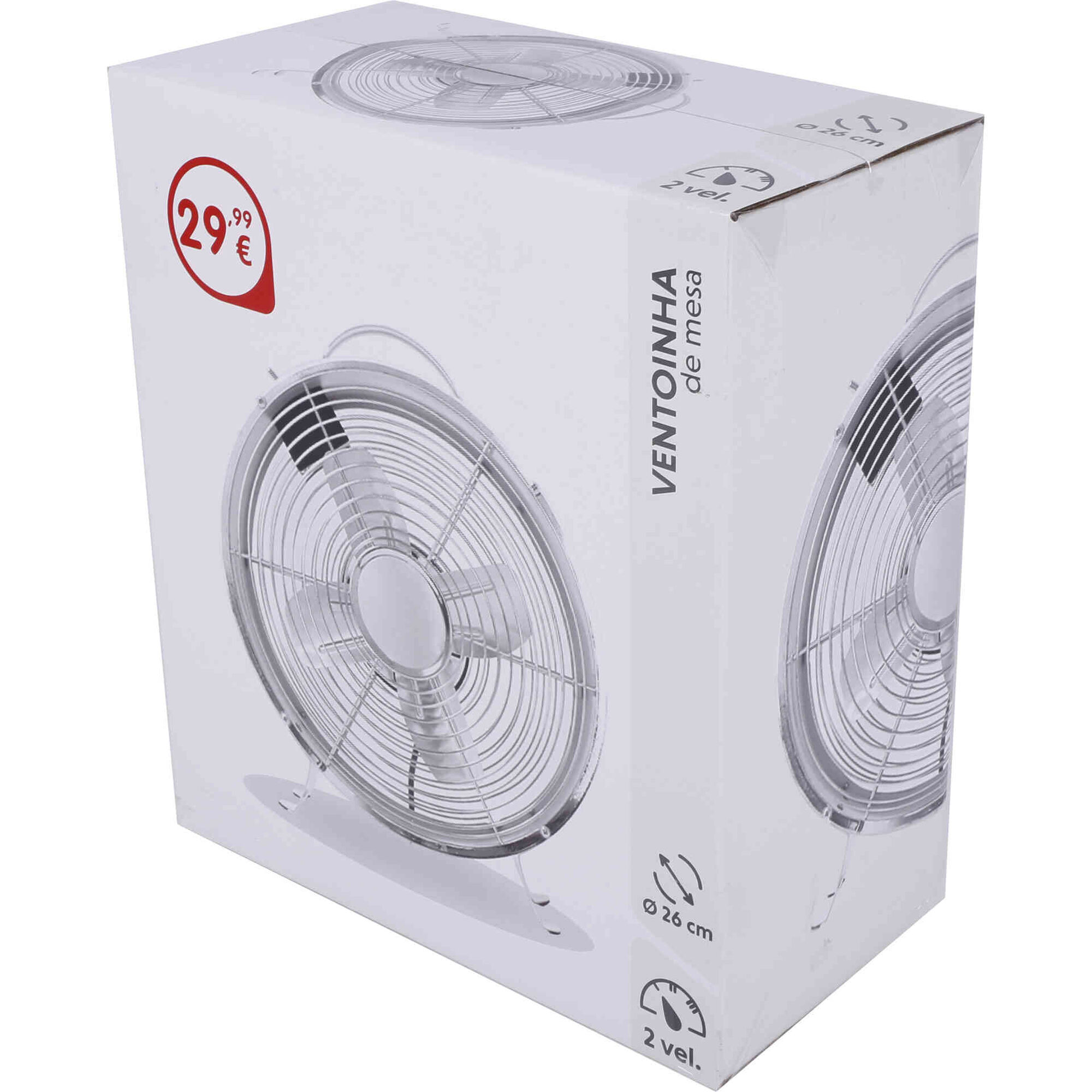 Ventoinha de Mesa Metal 26cm