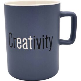 Caneca 380ml Creativity Azul Kasa
