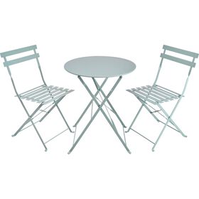 Conjunto de Refeição Mesa e 2 Cadeiras Verde