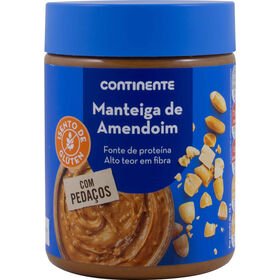 Manteiga de Amendoim com Pedaços sem Glúten Manteiga de Amendoim com Pedaços sem Glúten