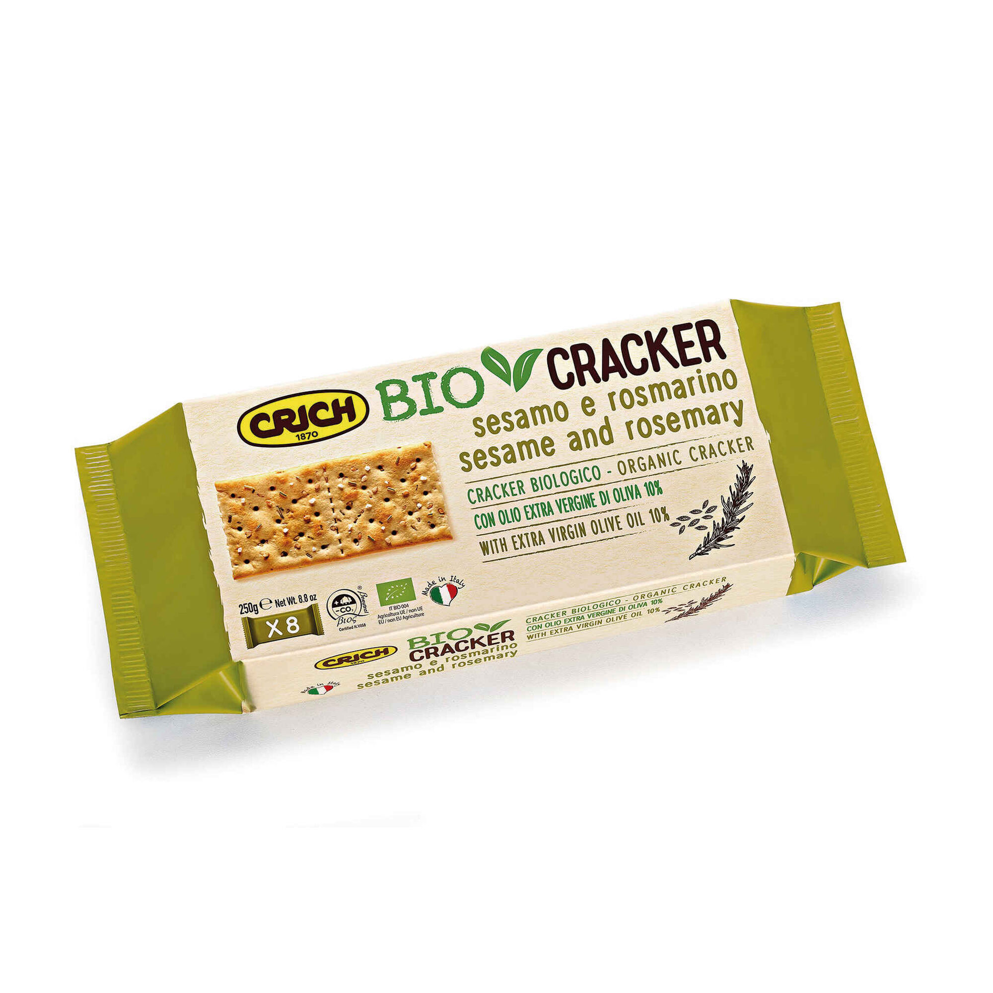 Crackers Sésamo e Alecrim Biológicas Crackers Sésamo e Alecrim Biológicas