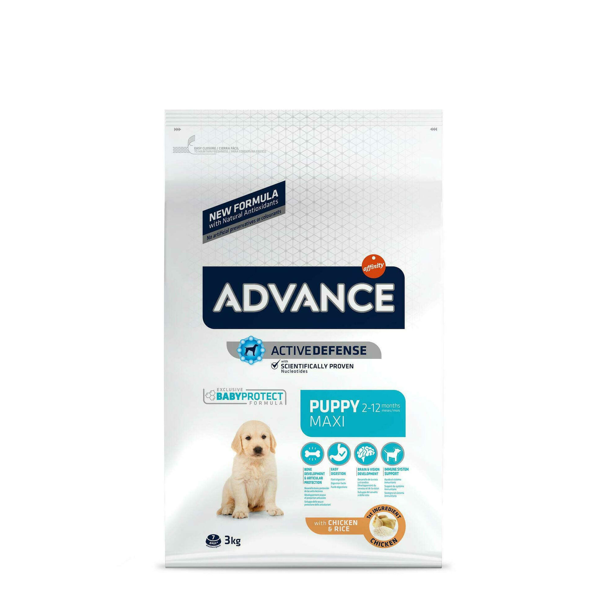 Ração para Cão Júnior Maxi Frango e Arroz Ração para Cão Júnior Maxi Frango e Arroz