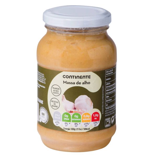 Massa de Alho sem Glúten Continente