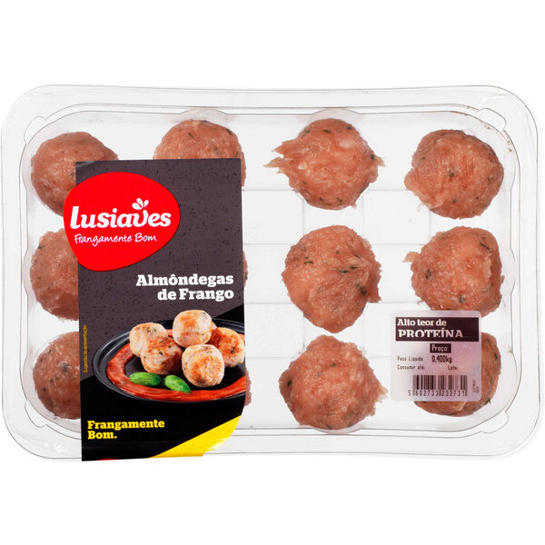 Almôndegas de Frango Lusiaves