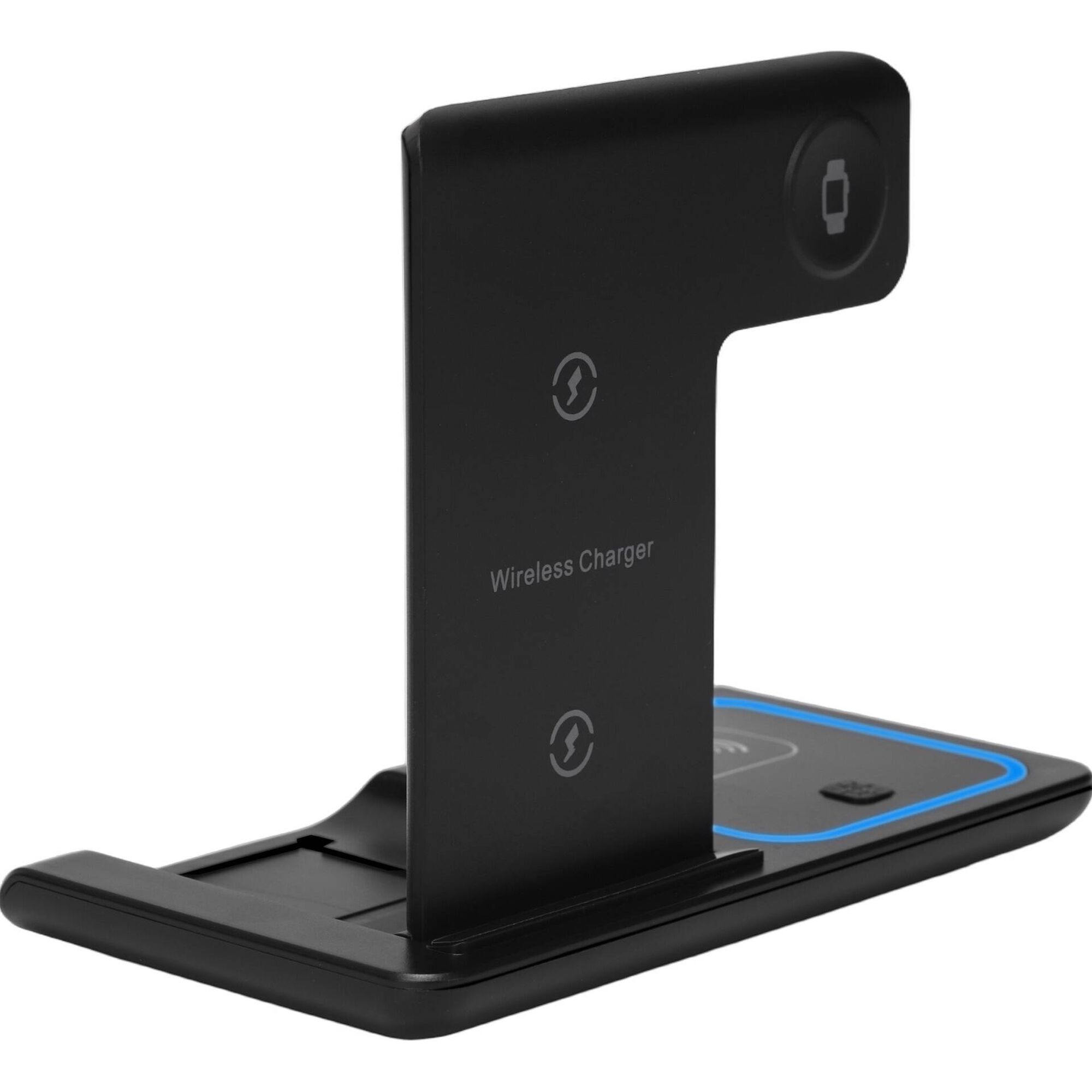 Suporte e Carregador Wireless 3 em 1 Bazar&atilde;o