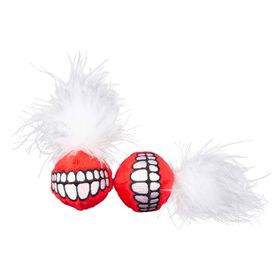Brinquedo para Gato Bola Grinz Vermelha Rogz